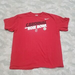 Cardinal Rose Bowl Nike Shirt Youth Small Red‎ Short Sleeve